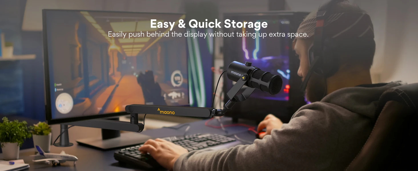 Maono BA92 Professional Microphone Arm Stand description image 5