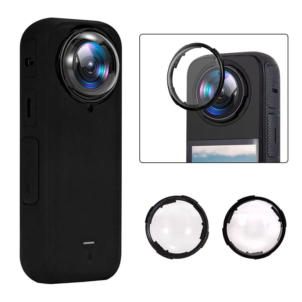 

Вращающееся оптическое закаленное стекло для insta360 X4/пластиковое зеркало с защитой от царапин для камеры спортивная защита защитные аксессуары K3U0