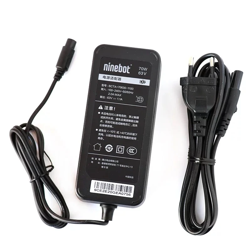 Prong Hoverboard Charger 70W Charger For Segway Ninebot S/Mini