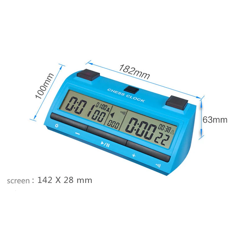 Go Game Chess Clock Hot Portable Digital Count Up Down Electronic Referee Timer Professional Handheld Master Board Game I153