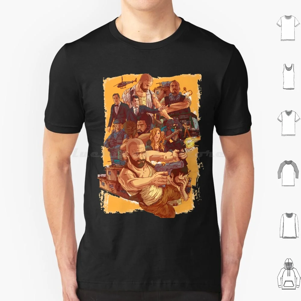 Max Payne T Shirt Cotone Uomo Donna Stampa Fai Da Te Max Payne Quantum Break Casa Più Antica Controllo Hiss Controllo Videogiochi 2019