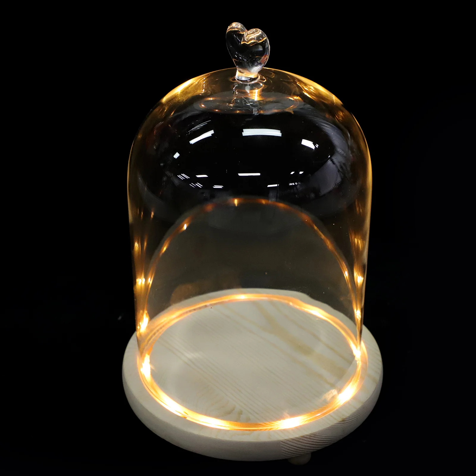 

Glowing Couple Table Food Cover Glass Food Cover Clear Cake Cover Dessert Display Dome Bell Jar Plant Cover Cake Plate Cover
