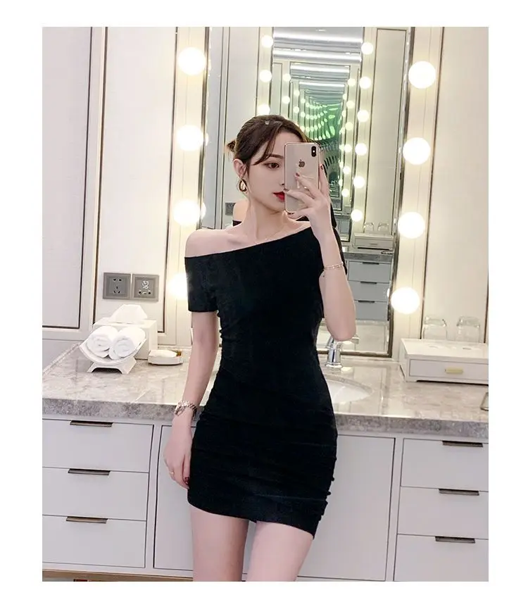 One-Shoulder Dress Side View