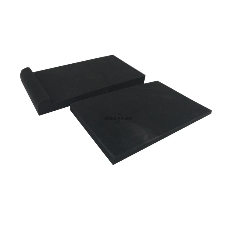 A Pack 30x17x4CM Sponge Studio Monitor Speaker Acoustic Isolation Foam Soundproof Isolator Pads High Density Sound Proof Panels soundproof foam