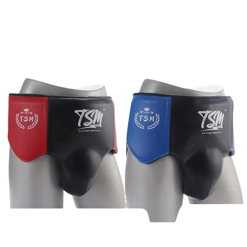 Men One Size Kickboxing Sanda Muay Thai Jockstraps Groin Guard Karate Taekwondo Protection Bottom Protector EO