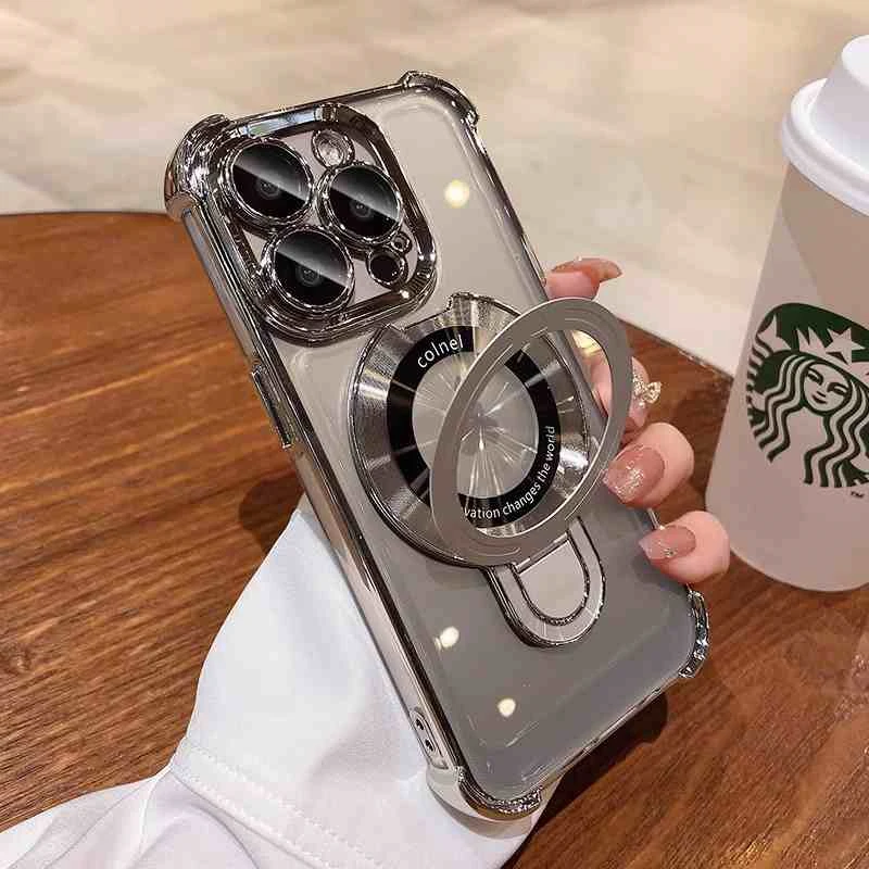 Luxury Magnetic Phone Case Stand for iPhone