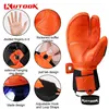 KUTOOK Winter Ski Gloves Goatskin Leather Mittens 3M Thinsulate Snowboard Gloves Thermal Warm Skiing Gloves Waterproof Men Women 6