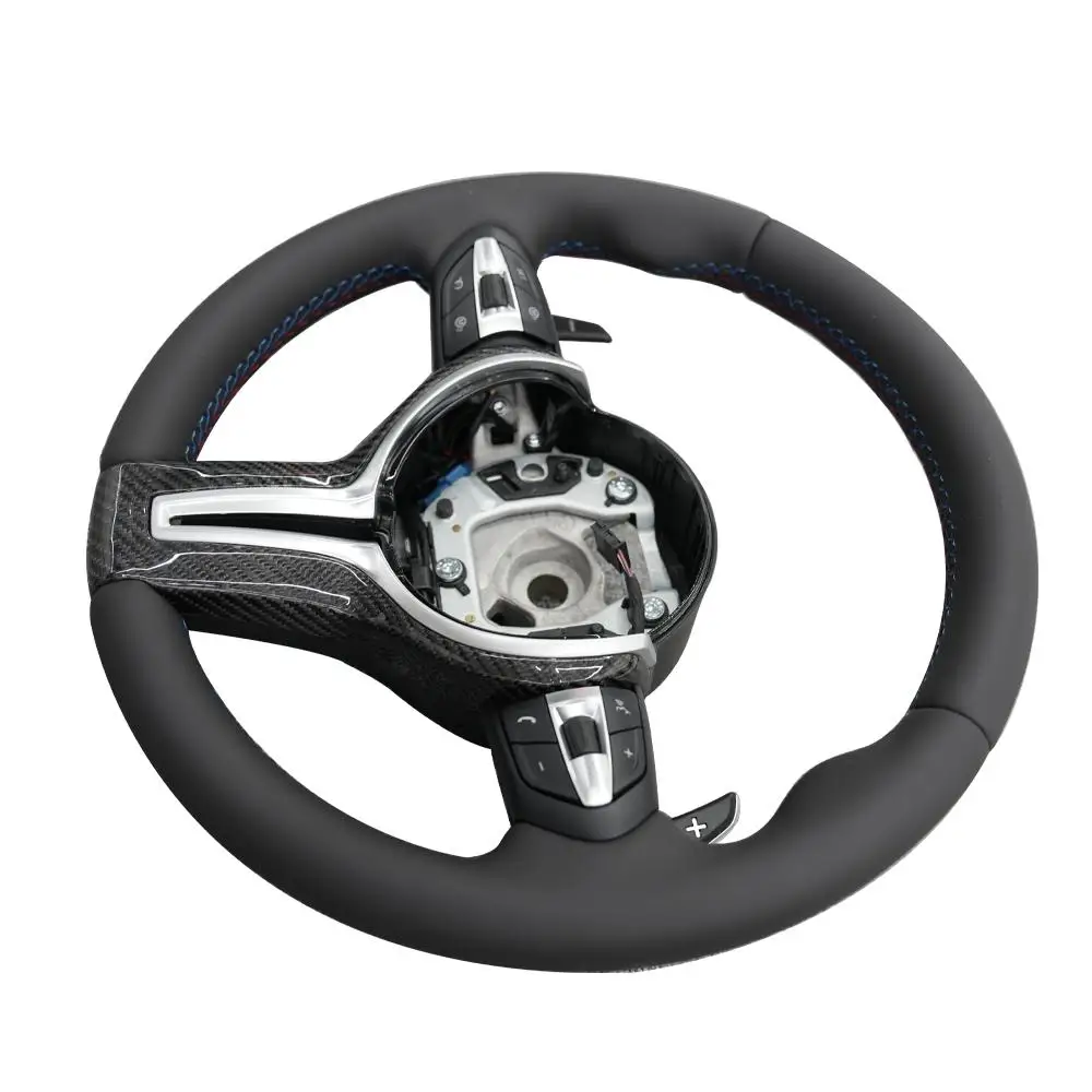 

For BMW M Series F Series X3 F25 / X4 F26 / X5 F15 / X6 F16 Full Leather Steering Wheel With Carbon Fiber Trim Full Set Replace
