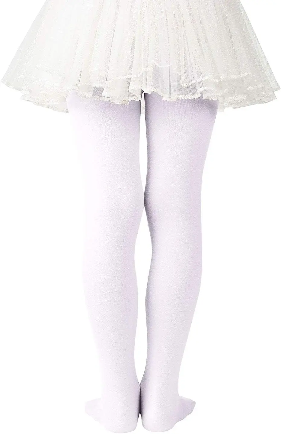 Girls Stretchy Dance Tights Comfort Colorful Leggings Pants Elastic Ballet Footed Tights for Girls