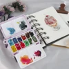 SeamiArt 1pc Mini Portable Travel Plastic Painting Box for Watercolor Paint Subpackage 2 Color Options 3