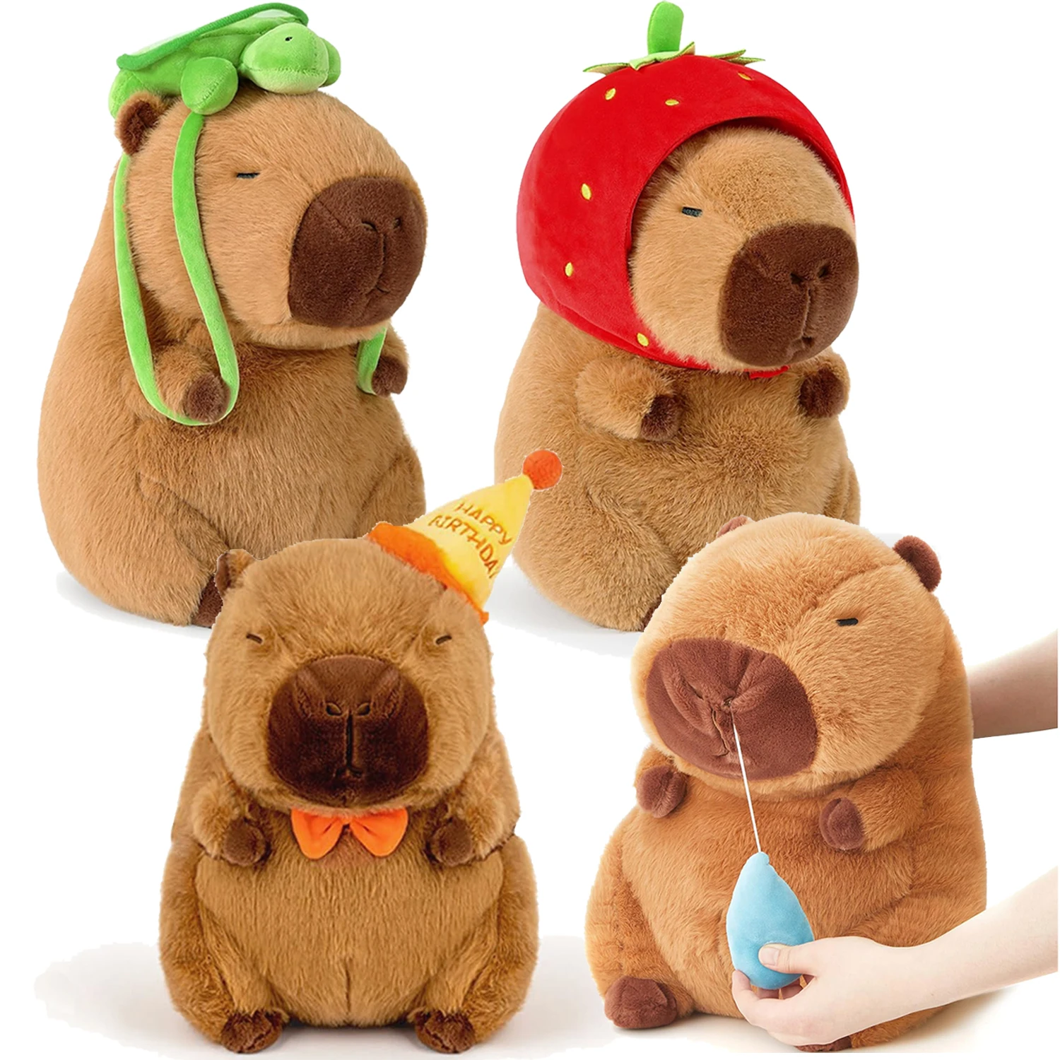 REGALI DI PELUCHE di capibara, peluche di animali di capibara per auto