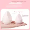 New 4pcs/set Beauty Egg Set Gourd Water Drop Puff Makeup Puff Set Colorful Cushion Cosmestic Sponge Tool Wet and Dry Use 6
