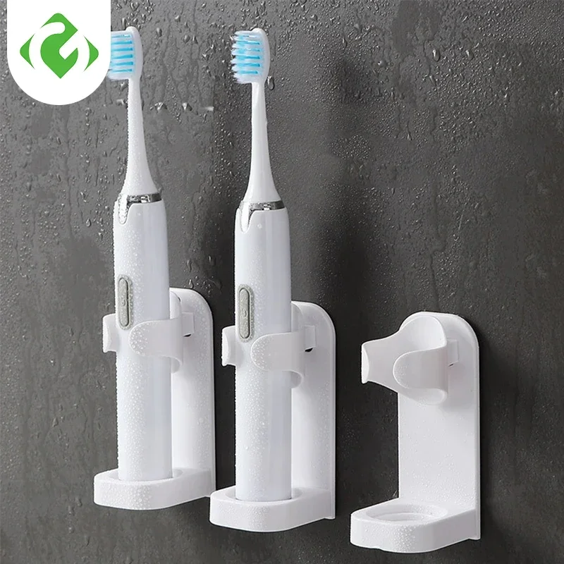 Traceless Toothbrush Holder Bath Wall-Mounted Electric Toothbrush Holders Adults Stand Hanger Bathroom Accessories