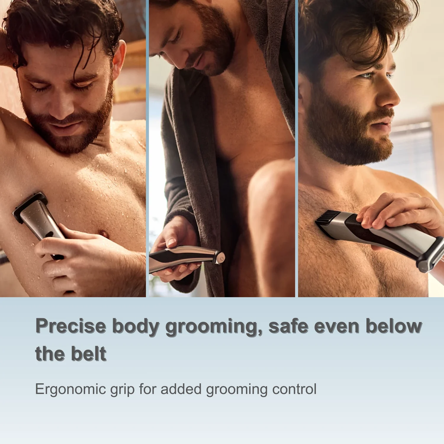 Philips Norelco Bodygroom Series 7000 BG7030, Adjustable Comb, 3-11mm, ContourFollowing 4D Shaver, 80 Min Cordless Use 4