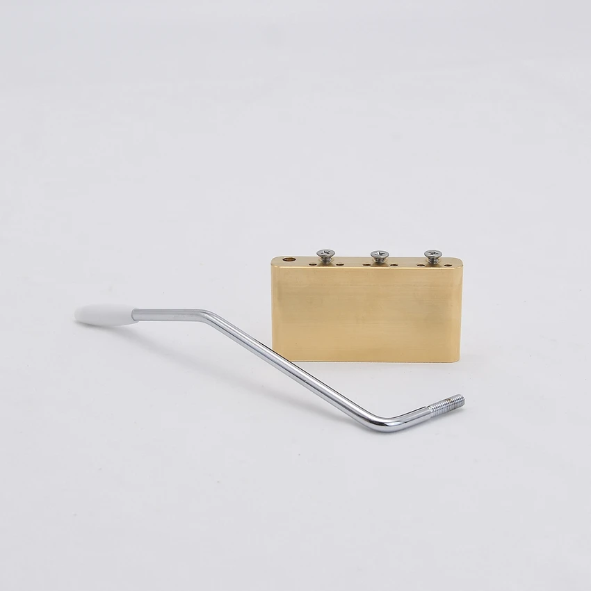 Ponte e Sistema de Tremolo de Guitarra Feito à Mão Bloco de Bronze para México Elétrica Conjunto Cordas Fen-der - Sq-uier cv 1 6 - Image 6