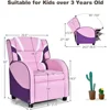 Kids Recliner Sofa, Children Leather Armchair Couch w/Footrest, Headrest, Gaming Reclining Chair for Living Room Nursery 6