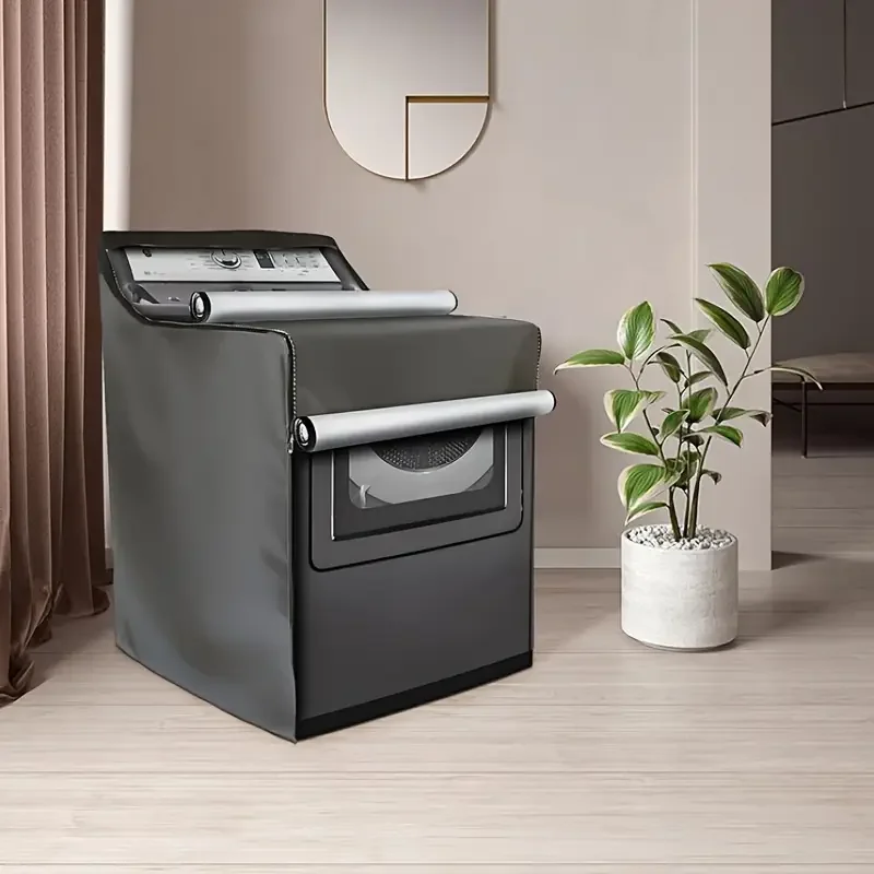 American Roller Top Load Washing Machine Shield-Waterproof Sun Protection Dust Cover-For Front Opening Washer/Dryer