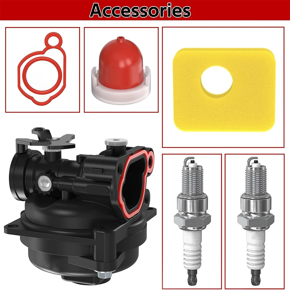 Carburatore per motore tosaerba, compatibile con motori Briggs
