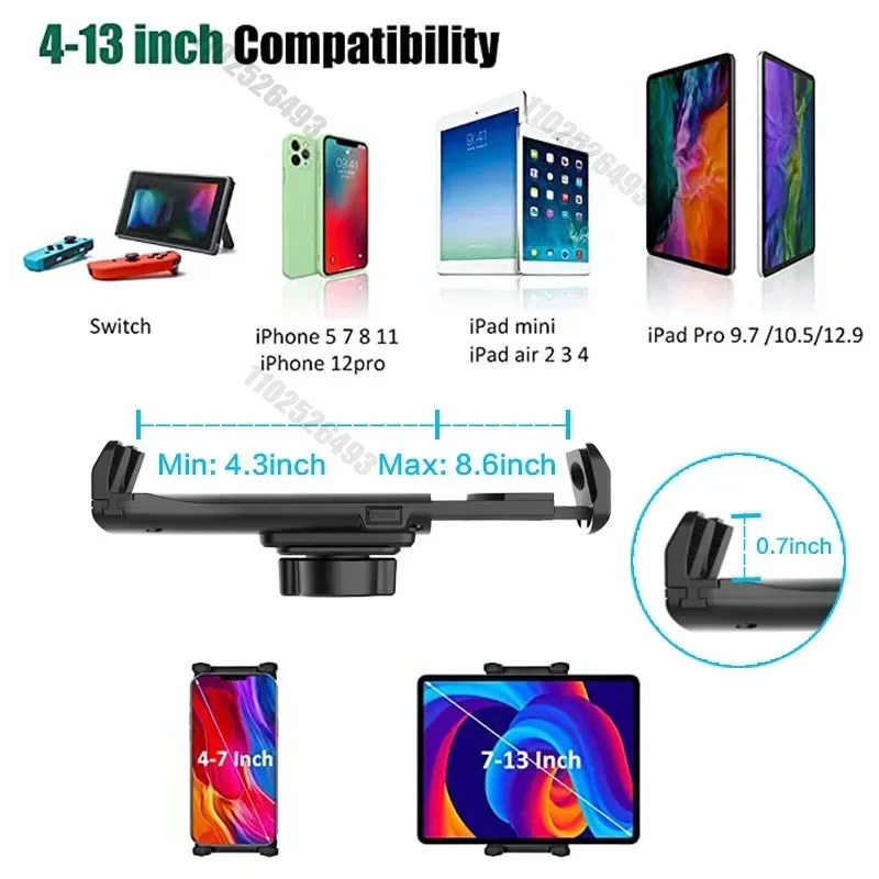 Universal Car Tablet Stand Cup Phone Holder Smartphone Holder 360 Adjustable IPad Mount Mobile Phone Holder Interior Supplies