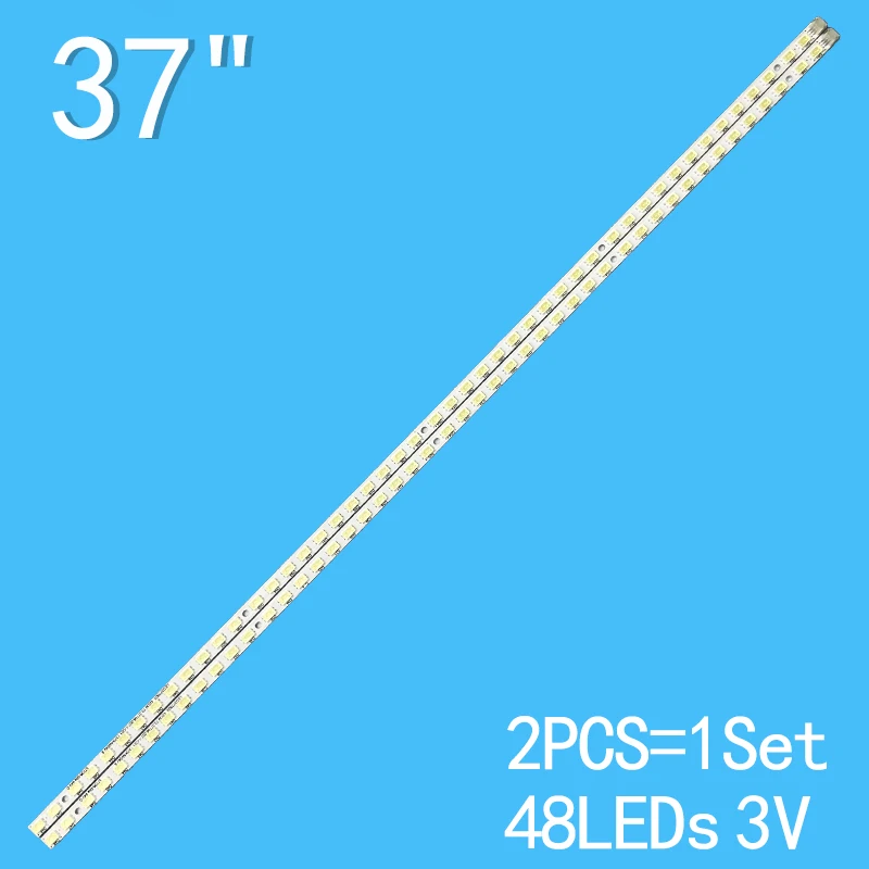 

420mm LED backlight strip For 48 lights LED37760X LE37A320 LE37T6 ITV37830EX 37T06-05a 73.37T06.007-1-CS1 T370HW04V.8