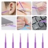 100pcs Paint Micro Brush Head Mini Car Cleaning Detail Brush Multi-Purpose Brush Eyelash Extension Cleaning Swab Makeup Tool 3
