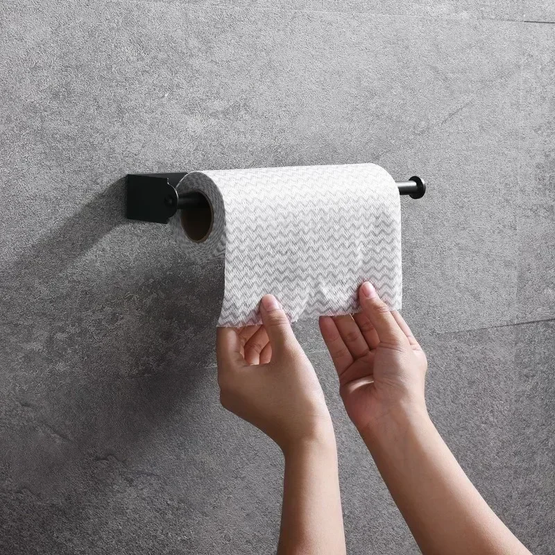 Paper Towel Holder Toilet Paper Holder Toilet Roll Holder Paper Towel Rack Adhesive Stainless Steel