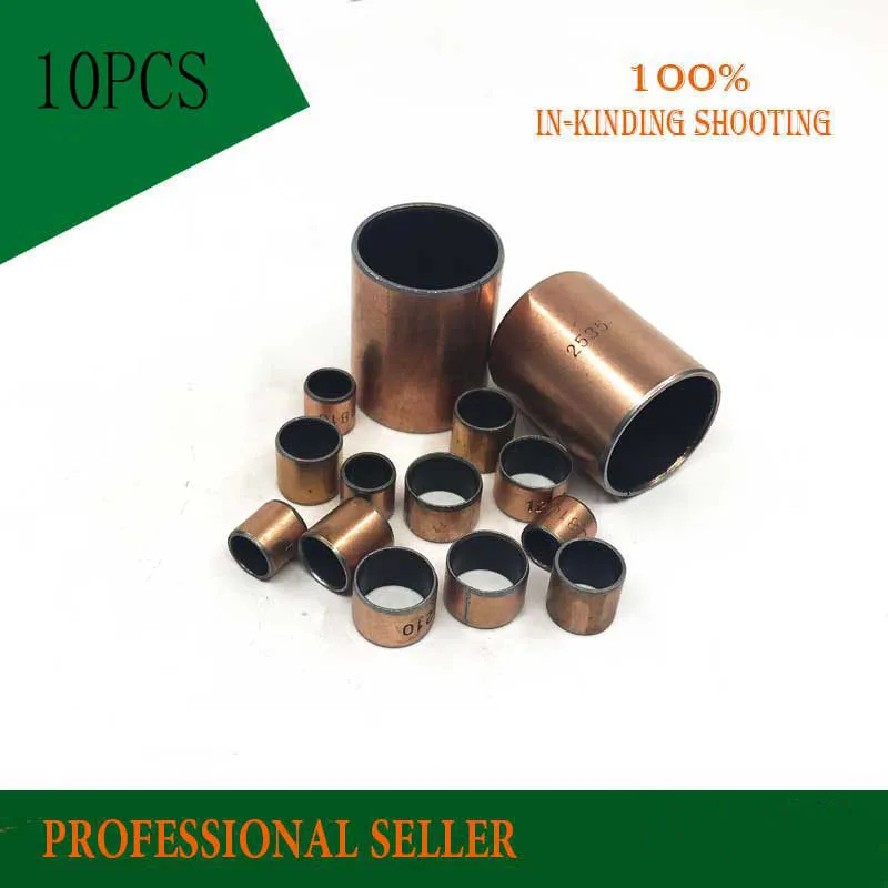 

Free shipping 10Pcs SF1 SF-1 10pcs 1215 12*14*15 Self Lubricating Composite Bearing Bushing Sleeve 12x14x15mm sliding bearing