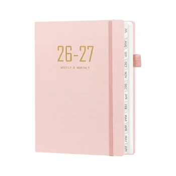 Agenda 2027 A5 con Cinturino, Taccuino per Scrittura Formato A5, Diario con Copertina Rigida, Pianificatore Giornaliero