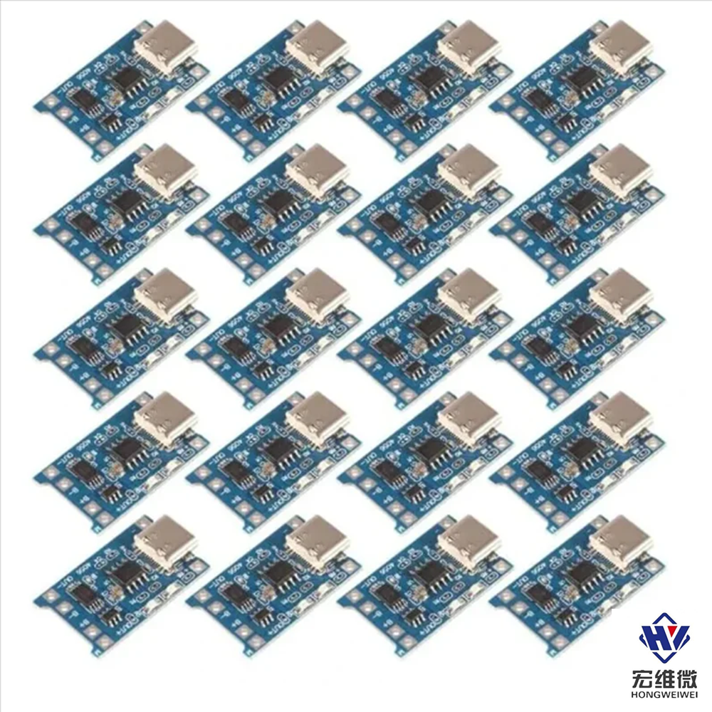  20pcs TP4056 1A 5V Lithium Battery Charging Board Module Micro USB/Type-c Interface Charging Protection 2-in-1 