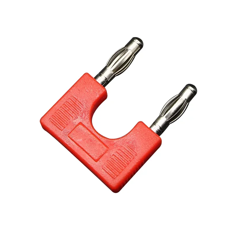 8pcs/4mm Banana Plug Terminal Electrical Connector Short-circuit Plug Couple Jumper Instrument Test Line Socket Adapter