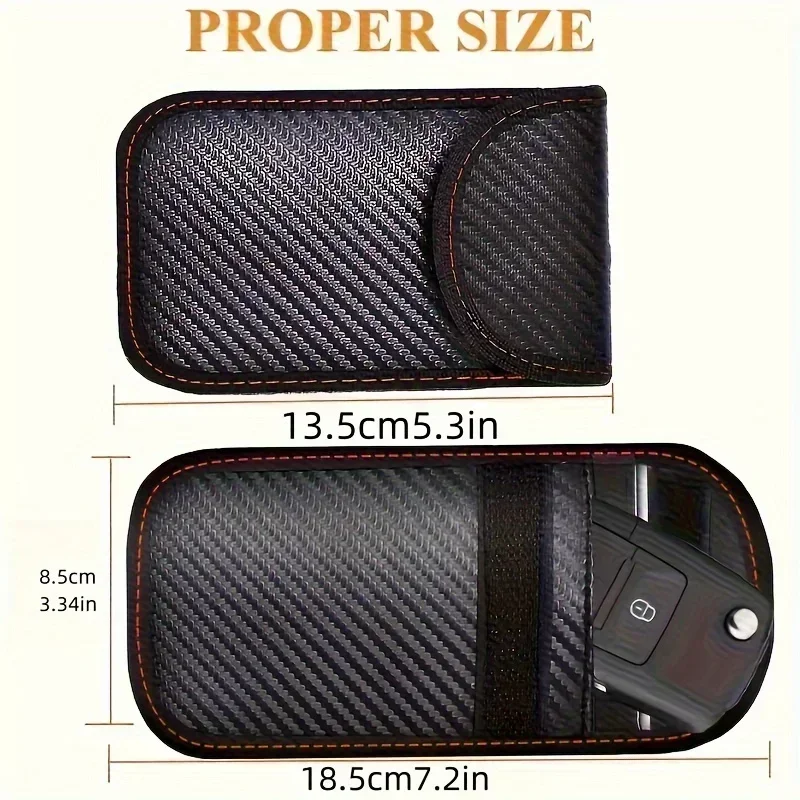 RFID Key Fob Signal Blocker & Faraday Cage Protector Bag