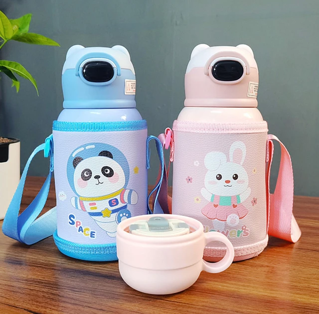 Stainless Baby Thermos Bottle  Baby Children Thermos Bottle - Cup Cover  Stainless - Aliexpress