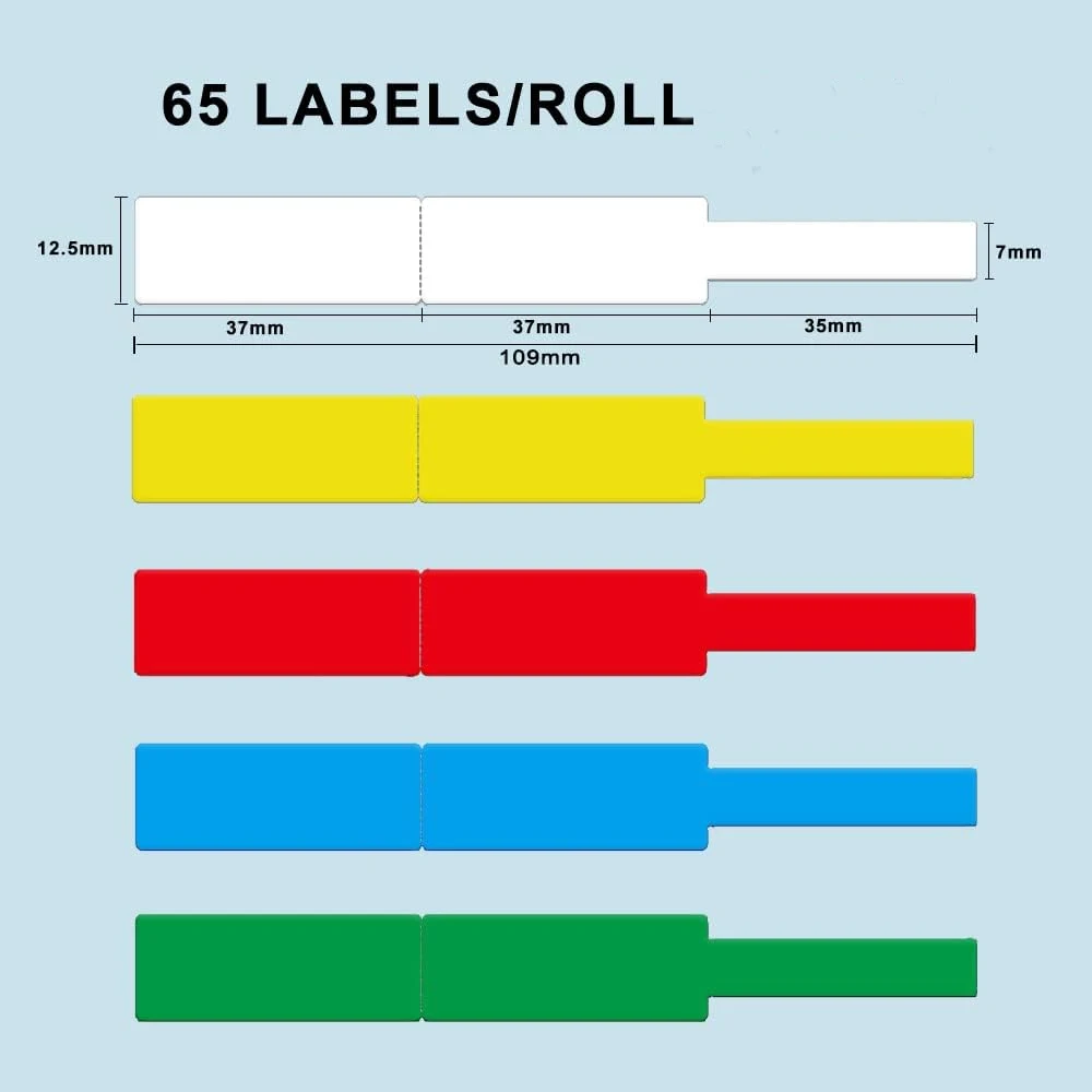 Niimbot D11 D110 D101 Cable Label Sticker Tape Waterproof Label Printer Paper Outdoor DIY Identification Network Fiber Wire Tags