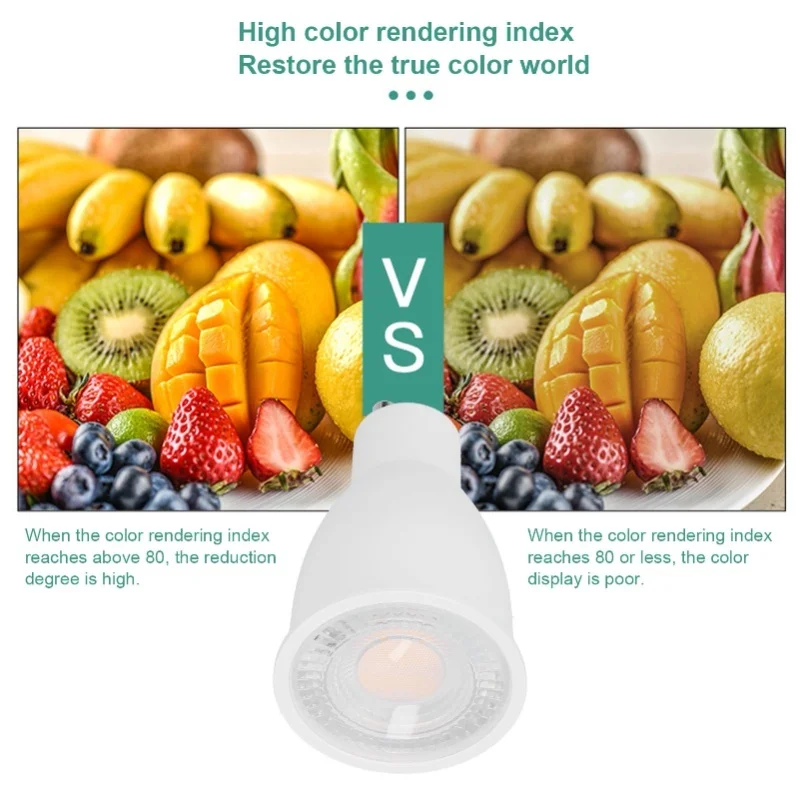 GU10 15W 1650lm LED 스포트라이트 홈 오피스 100-265V 백색광용 내장형 LED 스포트라이트 전구