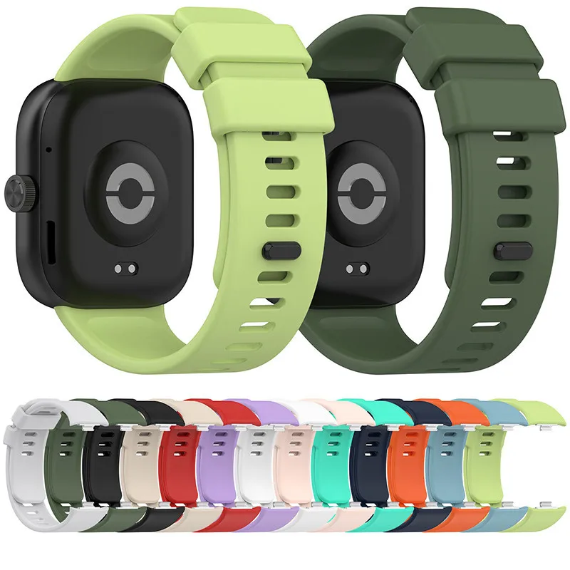Silicone Strap and Protective Case for Smartwatch with Screen Protector