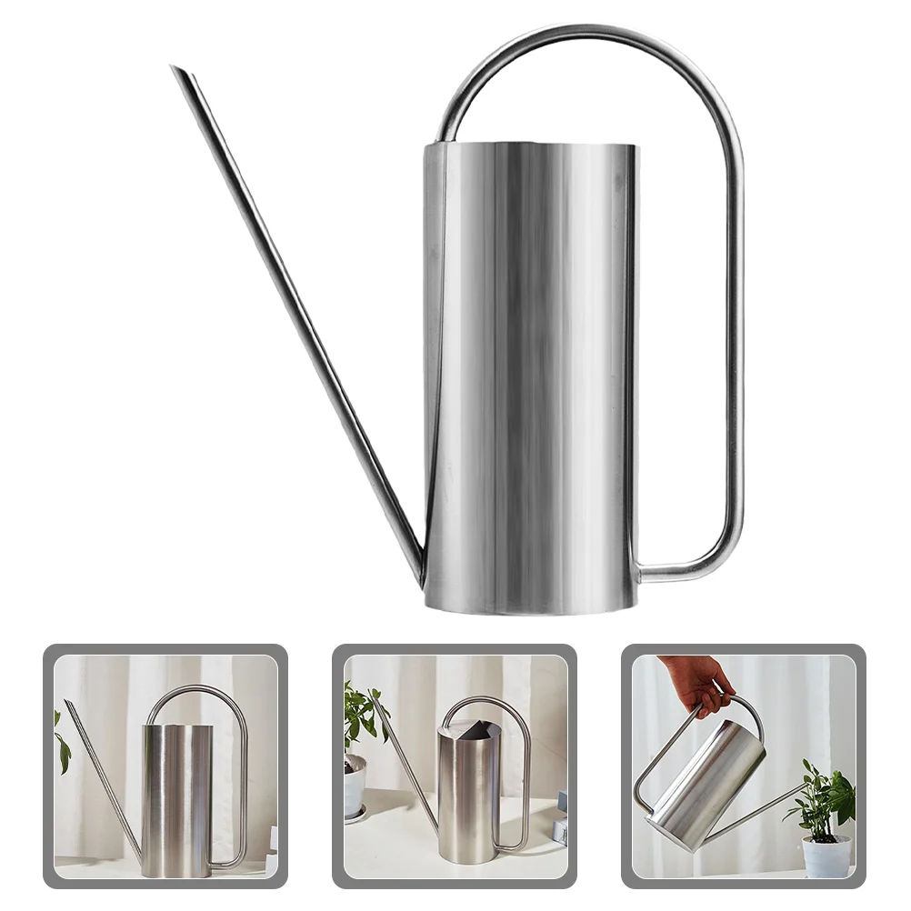 

Indoor Watering Can Stainless Steel Water Can with Long Spout Plant Flower Watering Jug