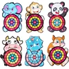 Montessori Dart Board Target Sports Games for Children 3-6 Years Outdoor Educational Toy with Sticky Balls Dart Board Game 4