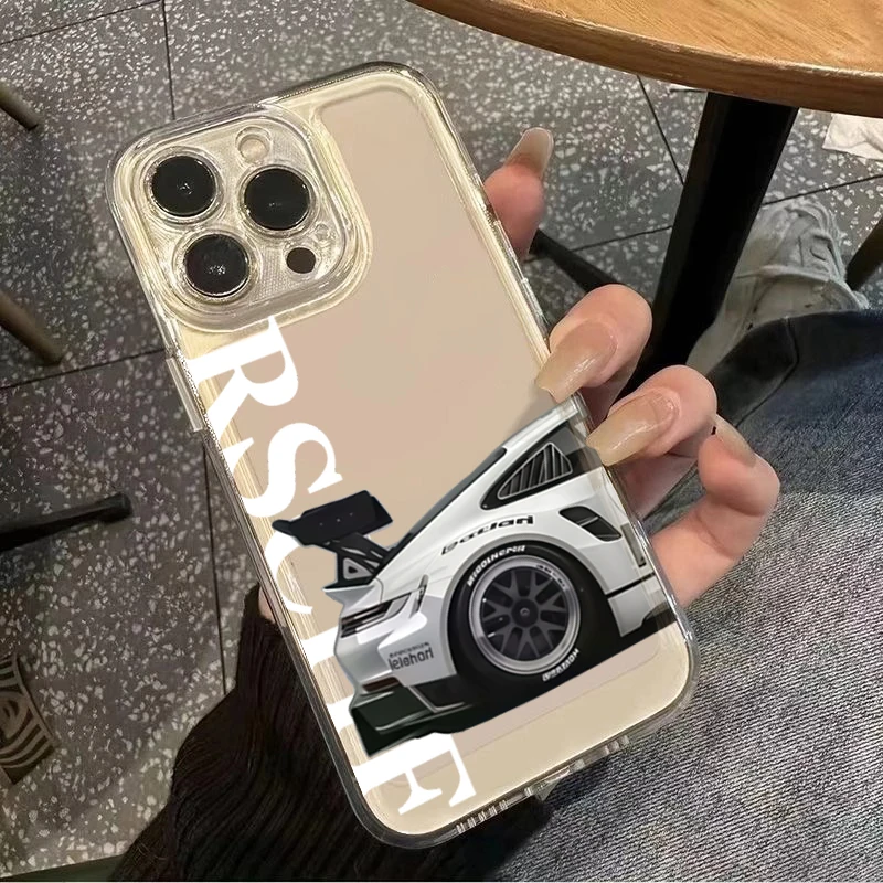 Sleek Sports Car Design Soft Phone Case – Premium Protective Cover