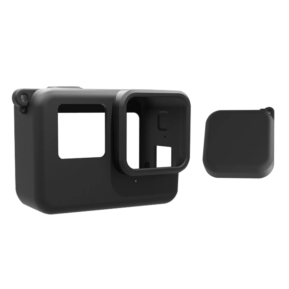 

Silicone Protective Case Anti-Collision Scratch-Resistant Camera Protective Skin With Lens Cover Protective Box