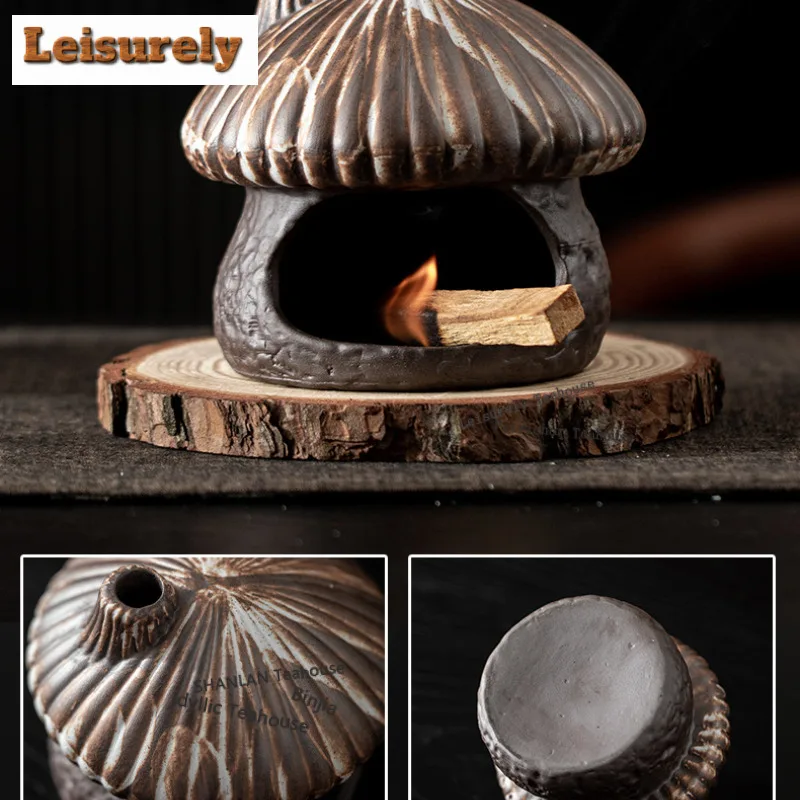 Mushroom House Incense Holder Diffuser Incense Burners Aromatherapy Smell Distributor Censer Home Decoration Accessories Craft