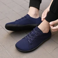 Men's and Women's Barefoot Shoes Wide Version Simple Walking Sports Shoes 2025 Lace Up Outdoor Lightweight Casual Running Shoes - Image 3