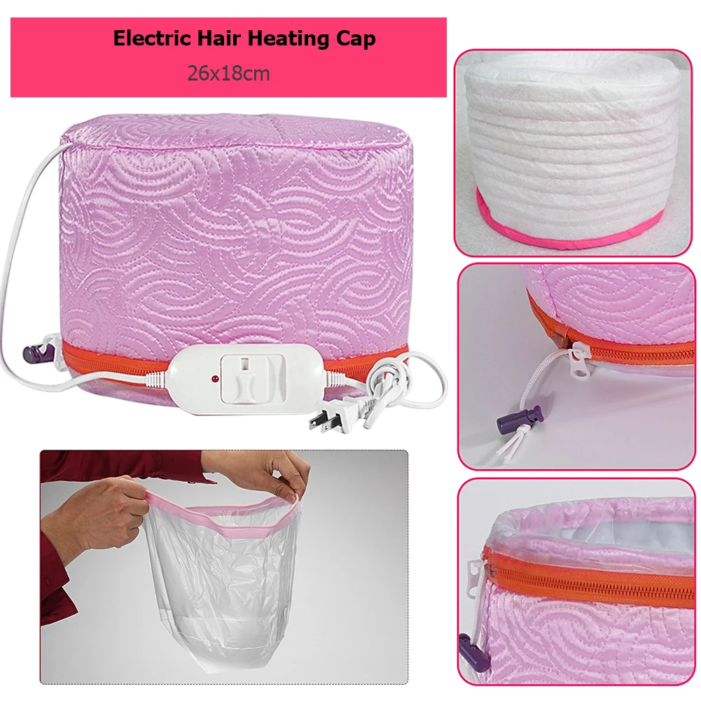 Electric Heating Hair Cap Hair Salon SPA Steamer Nourishing Thermal Treatment Baking Oil Cap Care Styling Tool