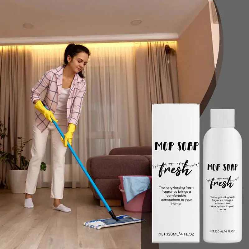 Floor Soap For Mopping Scented Odor Eliminator Mopping Liquid Solution Portable Effective Multipurpose Stains Remover For Sinks