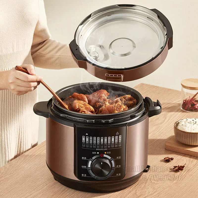 Midea Electric Pressure Cooker 5L Double Liner Household Rice Cooker 220V Kitchen Appliance Multifunctional Electric