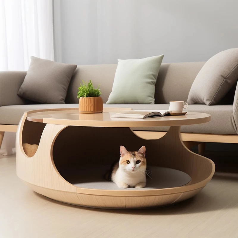 

Кофейные столики для дома с изображением котят