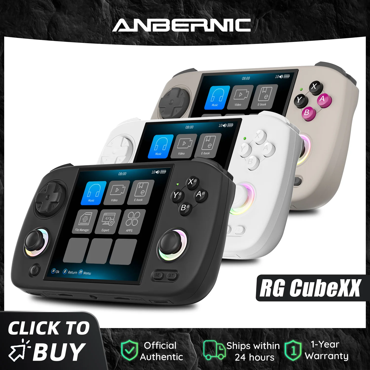 Anbernic Rg Cubexx Handheld Spielkonsole Mit Ips Display Und Wlan_voghion.com