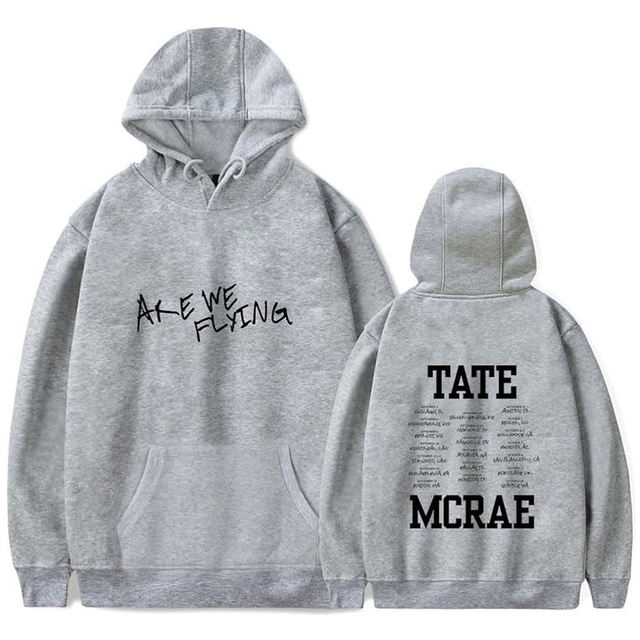 TATE MCRAE ARE WE FLYING THEMED HOODIE