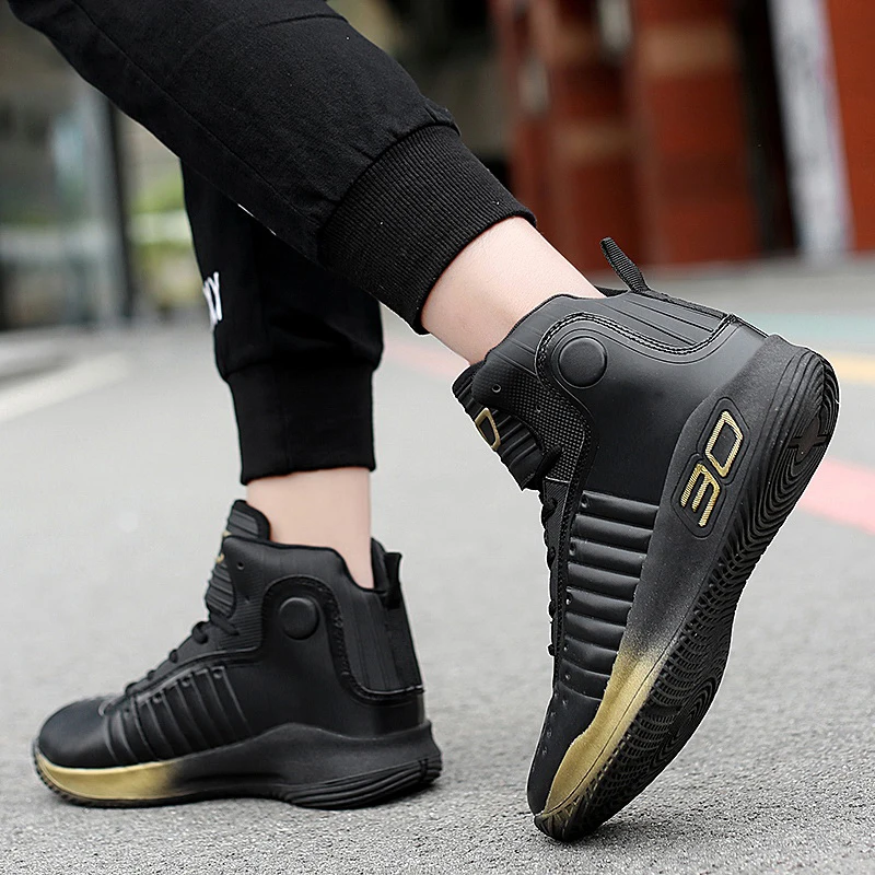 

2024 Adult Brand Basketball Shoes for Kids Sneakers Girls Boys Hig-top Breathable Sport Shoe Kids Soft Bottom Running Sneakers