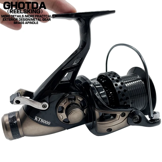 Best Reel for Catfish Spinning Fishing Wheel Saltewater Carp Fishing Reel  Double Brake for Big Waters 3000-4000 Surf Reels Sea - AliExpress