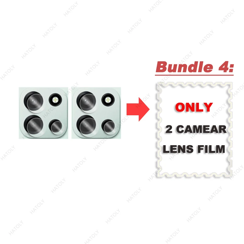 HD Clear Tempered Glass Screen and Camera Lens Protector